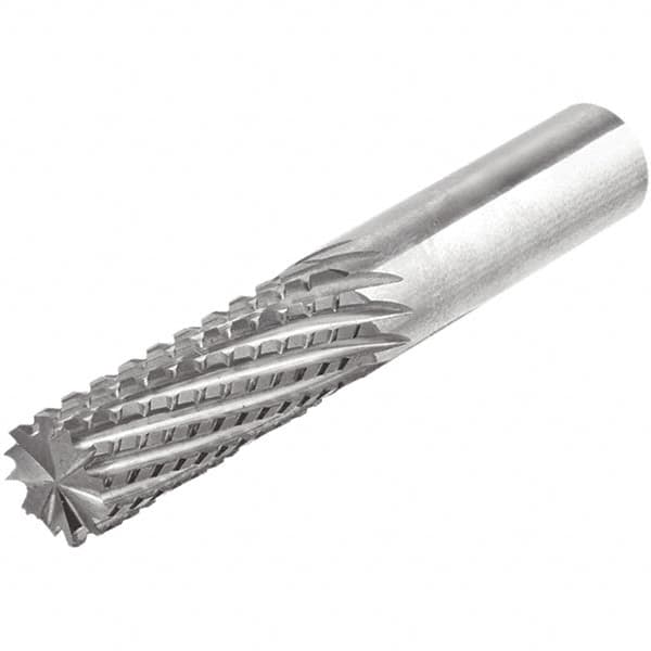 Iscar - 1/4" Diam, 3/4" LOC, End Mill End, Solid Carbide Diamond Pattern Router Bit - Right Hand Cut, 3" OAL, 1/4" Shank Diam, Use on Carbon Fiber, Composite - Makers Industrial Supply