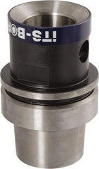 Iscar - HSK63E Outside Taper, MB50 Inside Modular Connection, HSK to MB Taper Adapter - 66mm Projection, 50mm Nose Diam, Through Coolant - Exact Industrial Supply