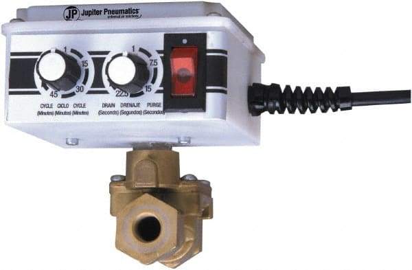 PRO-SOURCE - 1/2" Inlet, Electronic Condensate Drain Valve - 200 psi - Makers Industrial Supply