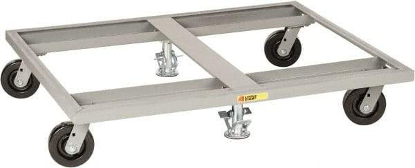 Little Giant - 3,600 Lb Capacity Steel Pallet Dolly - 48" Long x 40" Wide x 9" High, 6" Phenolic Wheels - Makers Industrial Supply