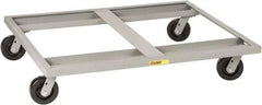 Little Giant - 3,600 Lb Capacity Steel Pallet Dolly - 48" Long x 42" Wide x 9" High, 6" Phenolic Wheels - Makers Industrial Supply