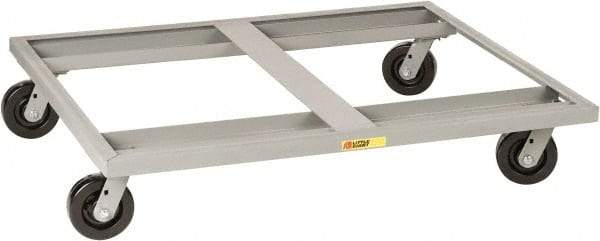 Little Giant - 3,600 Lb Capacity Steel Pallet Dolly - 48" Long x 40" Wide x 9" High, 6" Phenolic Wheels - Makers Industrial Supply