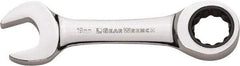 GearWrench - 11/32" 12 Point Combination Wrench - Chrome Vanadium Steel, Full Polish Finish - Makers Industrial Supply