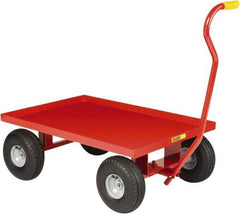 Little Giant - 1,200 Lb Capacity Steel Wagon Truck - Steel Deck, 24" OAW - Makers Industrial Supply