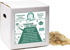 Bare Ground Solutions - 40 Lb Box Calcium Chloride Granules - Effective to -20°F - Makers Industrial Supply