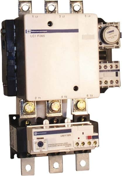 Schneider Electric - 3 Pole, 500 Coil VAC, 265 Amp at 440 VAC, Nonreversible IEC Contactor - Bureau Veritas, CCC, CSA, DNV, EN/IEC 60947-1, EN/IEC 60947-4-1, GL, JEM 1038, LROS, RINA, RMRoS, RoHS Compliant, UL Listed - Makers Industrial Supply