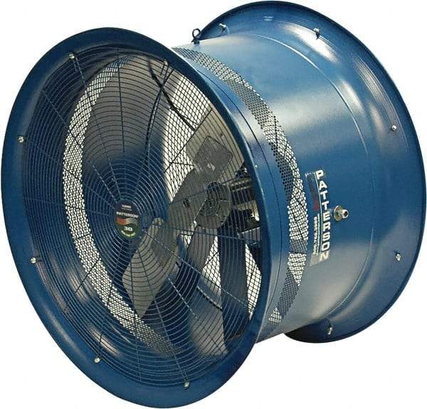 Patterson Fan - 30" Blade, 1 hp, 12,000 CFM, Industrial Circulation Fan - Suspension, 208-230/460 Volts, 1 Speed - Makers Industrial Supply