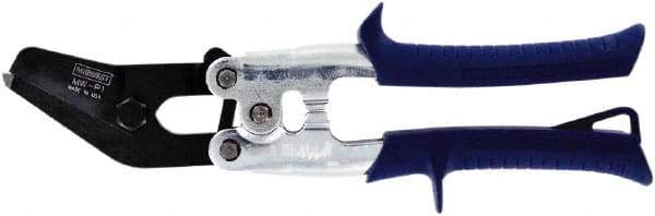 Midwest Snips - 1" Length of Cut, Straight Pattern Pipe & Duct Snip - 9-1/2" OAL, 24 AWG Steel Capacity - Makers Industrial Supply