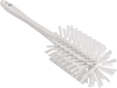 Vikan - 3-1/2" Diam Polyester Bottle Brush - 17" OAL, 6-1/4" Head Length, Polypropylene Handle - Makers Industrial Supply