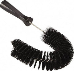 Vikan - 2-1/4" Diam Polyester Hook Brush - 15-1/2" OAL, 6-1/2" Head Length, Polypropylene Handle - Makers Industrial Supply