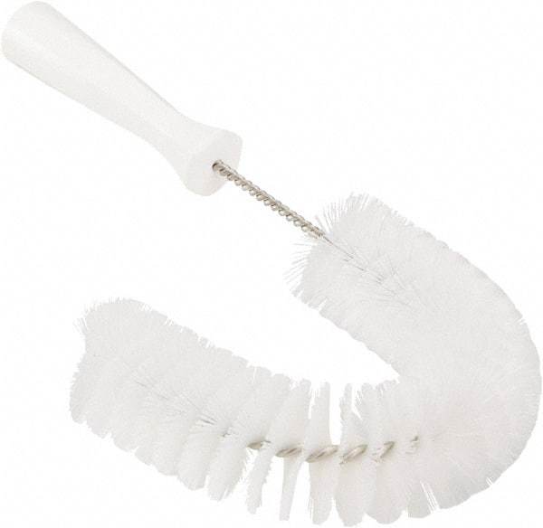 Vikan - 2-1/4" Diam Polyester Hook Brush - 15-1/2" OAL, 6-1/2" Head Length, Polypropylene Handle - Makers Industrial Supply