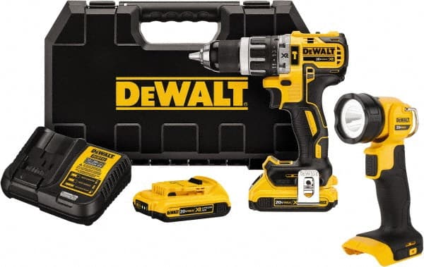 DeWALT - 20V 1/2" Chuck Cordless Hammer Drill - Makers Industrial Supply