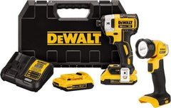 DeWALT - 20 Volt, 1/4" Drive, 20, 125, 152 Ft/Lb Torque, Cordless Impact Driver - 1000, 2800, 3250 RPM, Lithium-Ion Battery Included - Makers Industrial Supply