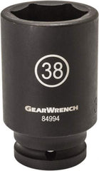 GearWrench - 3/4" Drive 22mm Deep Impact Socket - 6 Points, 3-19/35" OAL - Makers Industrial Supply