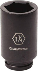 GearWrench - 3/4" Drive 11/16" Deep Impact Socket - 6 Points, 3-19/35" OAL - Makers Industrial Supply