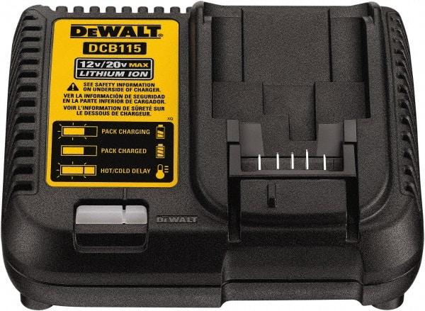 DeWALT - 12 & 20 Volt, 1 Battery Lithium-Ion Power Tool Charger - 1 hr & 30 min to Charge, 12/20 Volt Max Batteries Power Source - Makers Industrial Supply