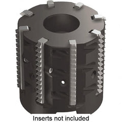 Kennametal - 44mm Cut Diam, 40mm Max Hole Depth, 22mm Arbor Hole Diam, Indexable Thread Mill - Insert Style TM25, 25mm Insert Size, 6 Inserts, Toolholder Style TMS25, 38mm OAL - Makers Industrial Supply