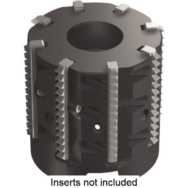 Kennametal - 52mm Cut Diam, 50mm Max Hole Depth, 27mm Arbor Hole Diam, Indexable Thread Mill - Insert Style TM40, 40mm Insert Size, 8 Inserts, Toolholder Style TMS40, 50mm OAL - Makers Industrial Supply