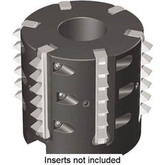 Kennametal - 2.48" Cut Diam, 2" Max Depth of Cut, 1" Arbor Hole Diam, Indexable Thread Mill - Insert Style TM41, 41mm Insert Size, 6 Inserts, Toolholder Style TMS41, 2" OAL - Makers Industrial Supply