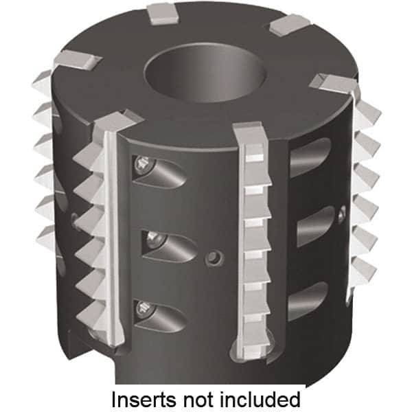 Kennametal - 58mm Cut Diam, 50mm Max Hole Depth, 27mm Arbor Hole Diam, Indexable Thread Mill - Insert Style TM41, 41mm Insert Size, 6 Inserts, Toolholder Style TMS41, 50mm OAL - Makers Industrial Supply