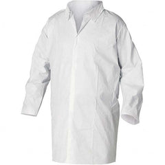 KleenGuard - Pack of (30) Size M White Lab Coat - Makers Industrial Supply