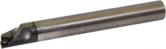 Kyocera - 22mm Min Bore Diam, 165mm OAL, 20mm Shank Diam, E(C)-SWUB(P)-A Indexable Boring Bar - 32mm Max Bore Depth, WPGT 32.., WPGW 32.., WPMT 32.., WPMW 32.. Insert, Screw Holding Method - Makers Industrial Supply