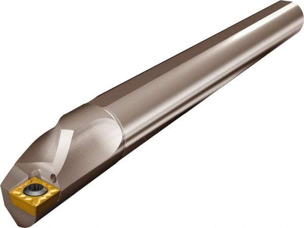 Kyocera - 27mm Min Bore Diam, 250mm OAL, 25mm Shank Diam, A/S-SCLC-AE Indexable Boring Bar - 46mm Max Bore Depth, CCET 32.5.., CCGT 32.5.., CCGW 32.5.., CCMT 32.5.., CCMW 32.5.. Insert, Screw Holding Method - Makers Industrial Supply