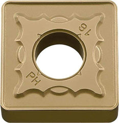 Kyocera - SNMG434 PH Grade CA510 Carbide Turning Insert - TiCN/Al2O3/TiN Finish, 90° Square, 1/2" Inscr Circle, 3/16" Thick, 1/16" Corner Radius