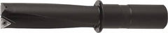 Kyocera - 1.97" Max Drill Depth, 0.688" Diam, Indexable Insert Drill - 2 Inserts, 1/2" Shank Diam, Whistle Notch Shank - Makers Industrial Supply