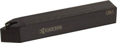 Kyocera - SDNC, Neutral Cut, 63° Lead Angle, 3/4" Shank Height x 3/4" Shank Width, Neutral Rake Indexable Turning Toolholder - 5" OAL, DC.. Insert Compatibility, Series SDNC - Makers Industrial Supply