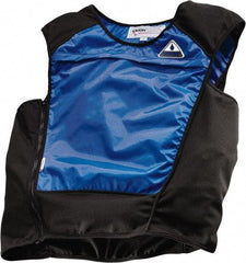 Techniche - Size S, Black & Blue Cooling Vest - Pullover, Nylon, HyperKewl - Makers Industrial Supply