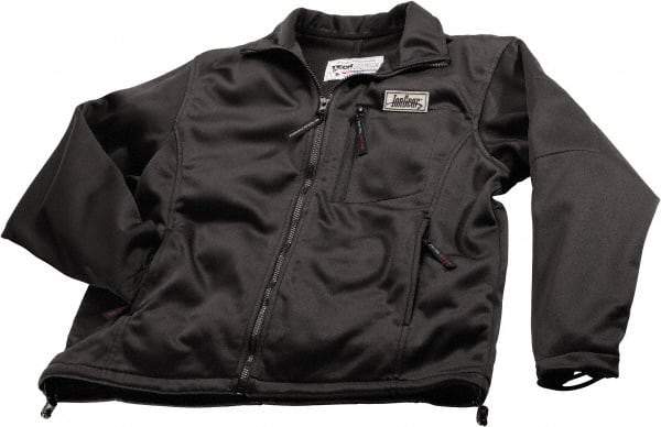 Techniche - Size S Heated & Water Resistant Jacket - Black, Nylon & Polyester, Zipper Closure - Makers Industrial Supply