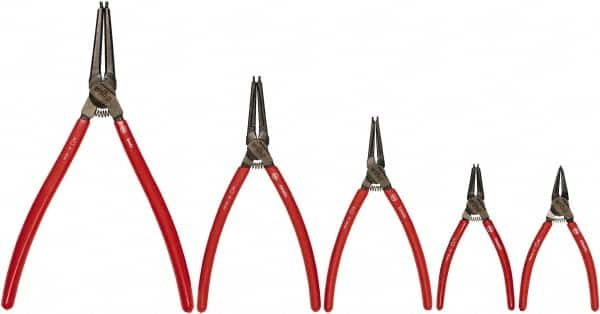 Wiha - 5 Piece Retaining Ring Plier Set - Comes in Box - Makers Industrial Supply