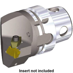 Kennametal - Insert Style NG 3L, 70mm Head Length, Right Hand Cut, Internal/External Modular Threading Cutting Unit Head - System Size KM4X63, 43mm Center to Cutting Edge, Series NE - Makers Industrial Supply