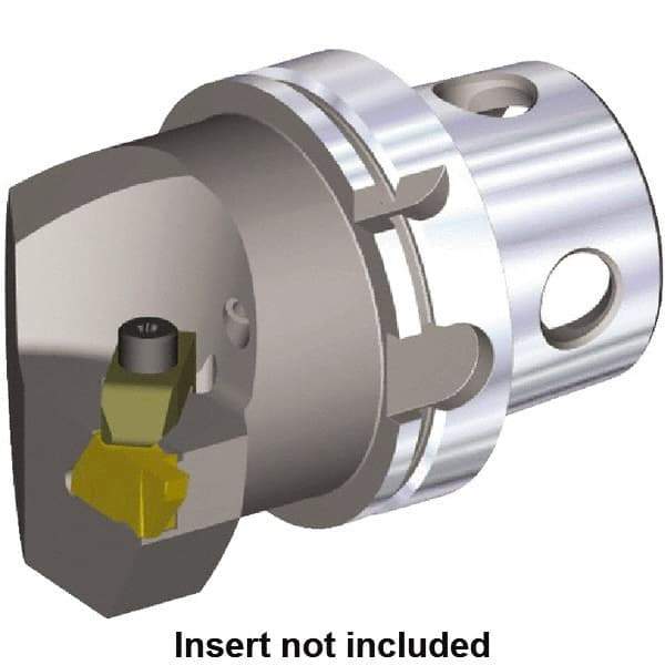 Kennametal - Insert Style NG 6L, 100mm Head Length, Right Hand Cut, Internal/External Modular Threading Cutting Unit Head - System Size KM4X100, 63mm Center to Cutting Edge, Series NE - Makers Industrial Supply