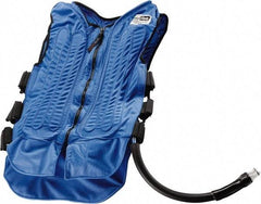 Techniche - Size 2XL, Blue Cooling Vest - Zipper Front, Nylon, Mesh, Polyurethane - Makers Industrial Supply