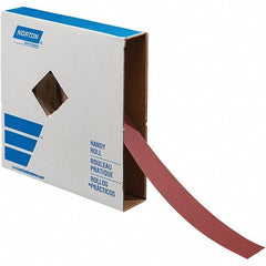 Norton - 2" x 50 Yd 60 Grit Aluminum Oxide Shop Roll - J Weighted Backing - Makers Industrial Supply