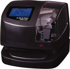 Amano - Time Clocks & Time Recorders Punch Style: Manual/Automatic Power Source: 115V 60 Hz AC - Makers Industrial Supply