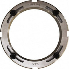 Taper Line - 1.563-18 Thread, 2" Bore Diam, 2-1/4" OD, Shaft Locking Device - 7/16" OAW - Makers Industrial Supply