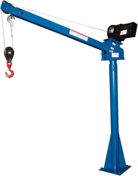 Vestil - 2,000 Lb Load Capacity, Steel Winch Operated Crane - 5' 17/64" Span - Makers Industrial Supply