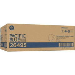 Georgia Pacific - Hard Roll of 1 Ply Brown Paper Towels - 7-7/8" Wide, 1,150' Roll Length - Makers Industrial Supply