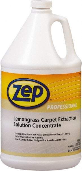 ZEP Commercial - 1 Gal Bottle Carpet Cleaner - Lemongrass Scent, Use on Carpet & Upholstery - Makers Industrial Supply