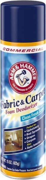 Arm & Hammer - 15 oz Aerosol Carpet Deodorizer - Fresh Scent, Use on Carpet, Curtains & Fabrics - Makers Industrial Supply