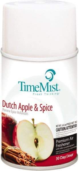 TimeMist - 6.6 oz Air Freshener Dispenser Canister Refill - Apple Spice, Compatible with TimeMist Metered Fragrance Dispensers - Makers Industrial Supply