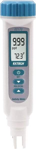 Extech - Salinity Meter - 32 to 122°F, Salinity Probe - Makers Industrial Supply