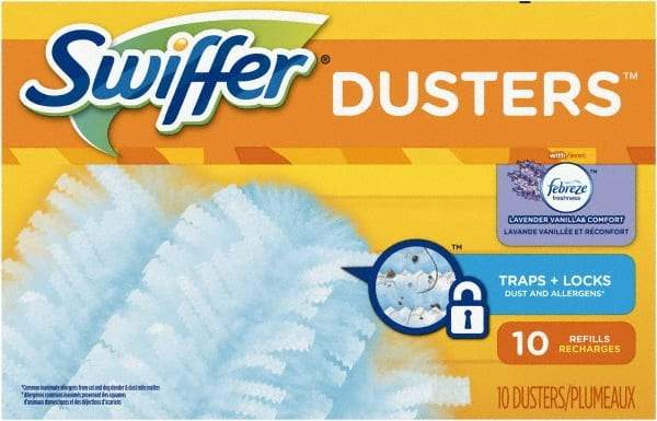 Swiffer - Replacement Fiber Duster - 6" OAL, Light Blue - Makers Industrial Supply