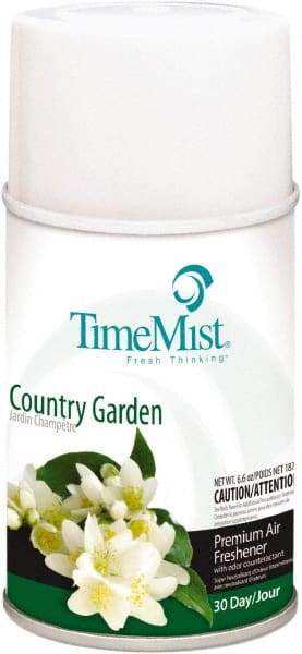 TimeMist - 6.6 oz Air Freshener Dispenser Canister Refill - Country Garden, Compatible with TimeMist Metered Fragrance Dispensers - Makers Industrial Supply