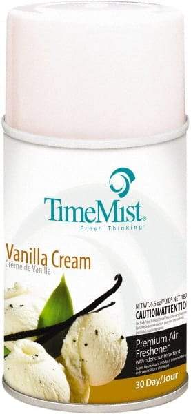 TimeMist - 6.6 oz Air Freshener Dispenser Canister Refill - Vanilla, Compatible with TimeMist Metered Fragrance Dispensers - Makers Industrial Supply