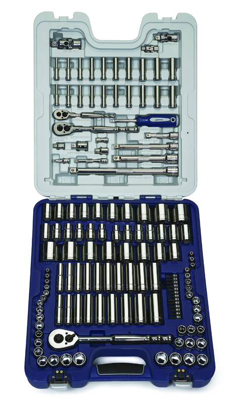 146 Piece - 1/4; 3/8; 1/2" Drive - Socket Set SAE and Metric - Makers Industrial Supply