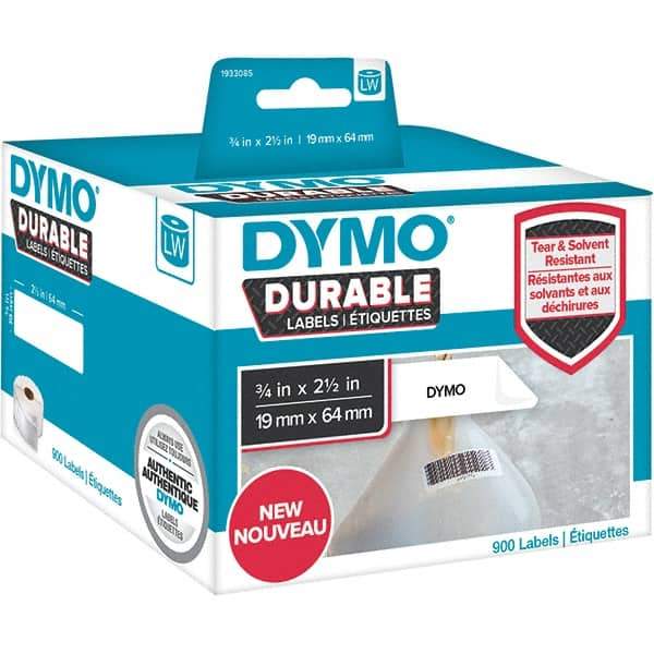 Dymo - Labels, Ribbons & Tapes Type: Barcode Labels Color: White - Makers Industrial Supply